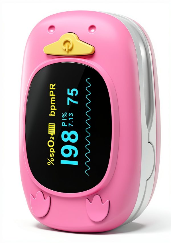 HealthTree Child Pulse Oximeter JKS50A Silicone with AAA Batteries-0