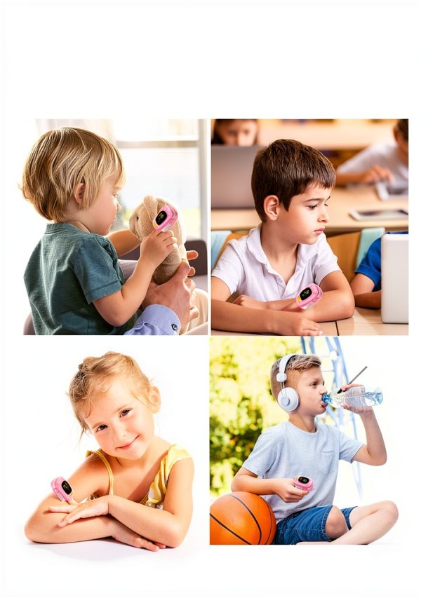 HealthTree Child Pulse Oximeter JKS50A Silicone with AAA Batteries-8