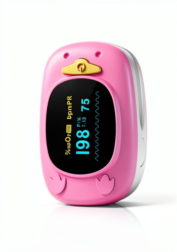 HealthTree Child Pulse Oximeter JKS50A Silicone with AAA Batteries-6