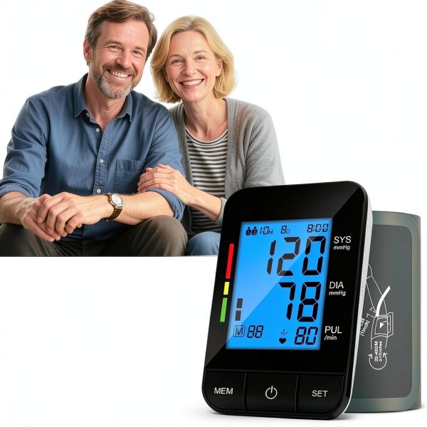 SDUNW Automatic Blood Pressure Monitor U80B with Dual XL & M/L Cuffs-5