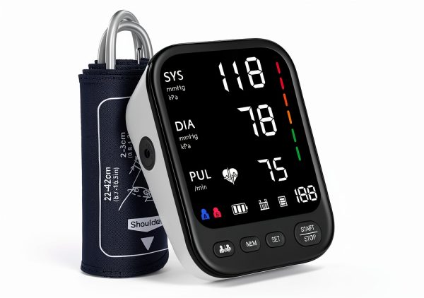 Blood Pressure Machine AOJ Automatic Upper Arm Monitor with Large Cuff-0
