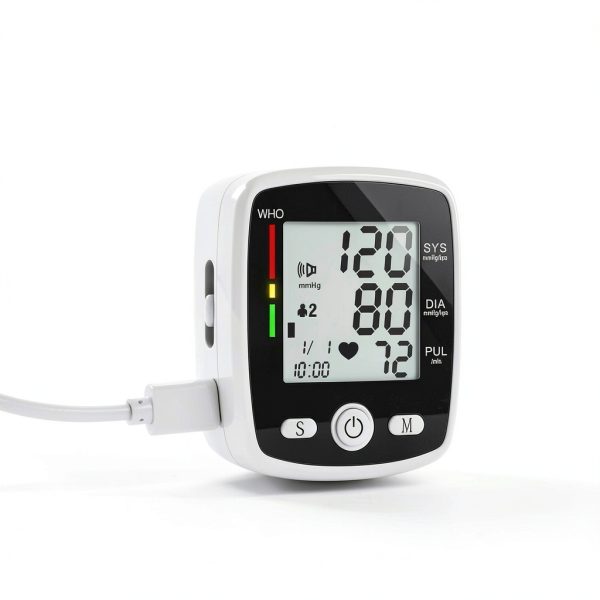 Blood Pressure Monitor Wrist CK-W355 2-User 180-Reading Voice LCD-3