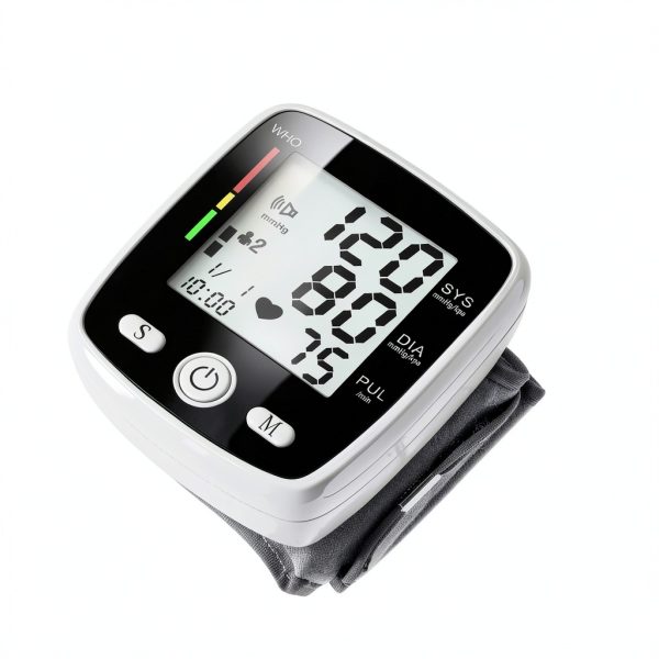 Blood Pressure Monitor Wrist CK-W355 2-User 180-Reading Voice LCD-0