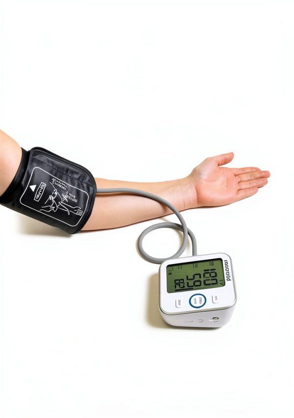 Paramed Blood Pressure Monitor - Bp Machine - Automatic Upper Arm Blood Pressure Cuff 8.7-16.5 inches - Large LCD Display 120 Sets Memory - Device Bag & Batteries Included-2