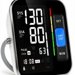 Blood Pressure Monitors for Home Use Upper Arm, Accurate Cuff 8.7”-15.7” Monitor with Large Backlight Display 2 Users 240 Sets Memory, Digital BP Machine, Christmas Gifts for Mom Dad Seniors-0