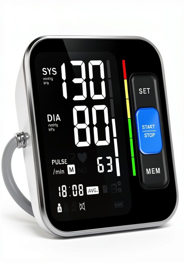 Blood Pressure Monitors for Home Use Upper Arm, Accurate Cuff 8.7”-15.7” Monitor with Large Backlight Display 2 Users 240 Sets Memory, Digital BP Machine, Christmas Gifts for Mom Dad Seniors-0